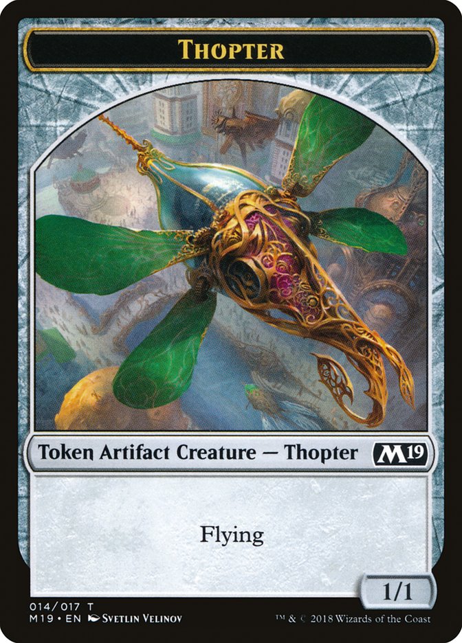 Zombie // Thopter Double-sided Token (Game Night) [Core Set 2019 Tokens] | Golgari Games