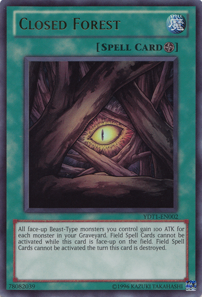 Closed Forest (5D's Duel Transer) [YDT1-EN002] Ultra Rare | Golgari Games