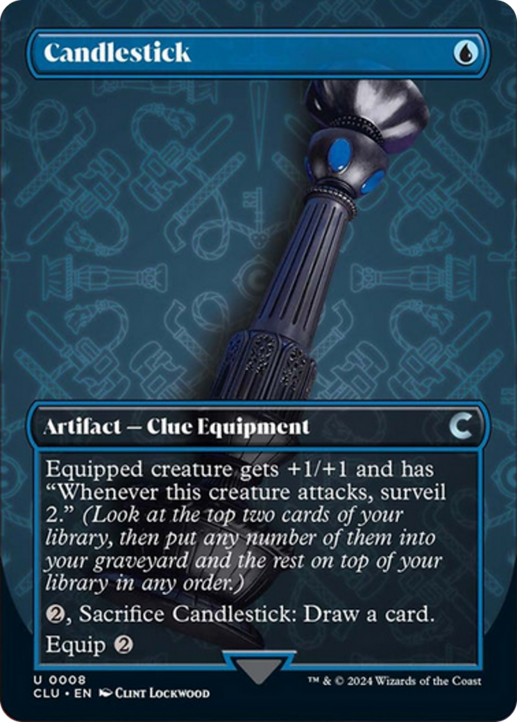 Candlestick (Borderless) [Ravnica: Clue Edition] | Local Legends