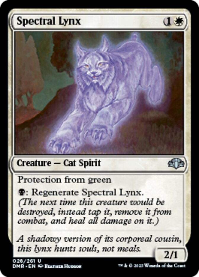 Spectral Lynx [Dominaria Remastered] | Golgari Games