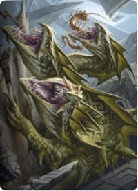 Grakmaw, Skyclave Ravager Art Card [Zendikar Rising Art Series] | Golgari Games