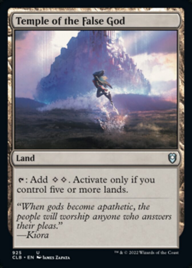 Temple of the False God [Commander Legends: Battle for Baldur's Gate] | Local Legends