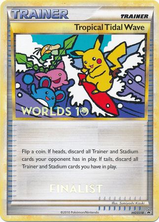 Tropical Tidal Wave (HGSS18) (Finalist) [HeartGold & SoulSilver: Black Star Promos] | Golgari Games