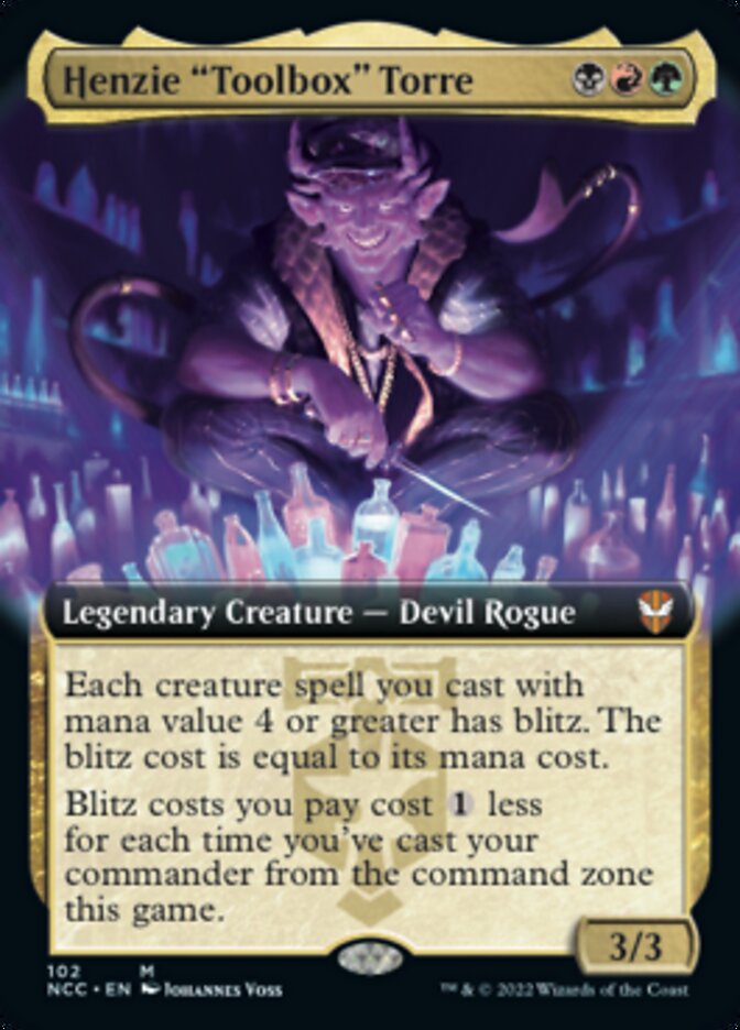 Henzie "Toolbox" Torre (Extended Art) [Streets of New Capenna Commander] | Local Legends