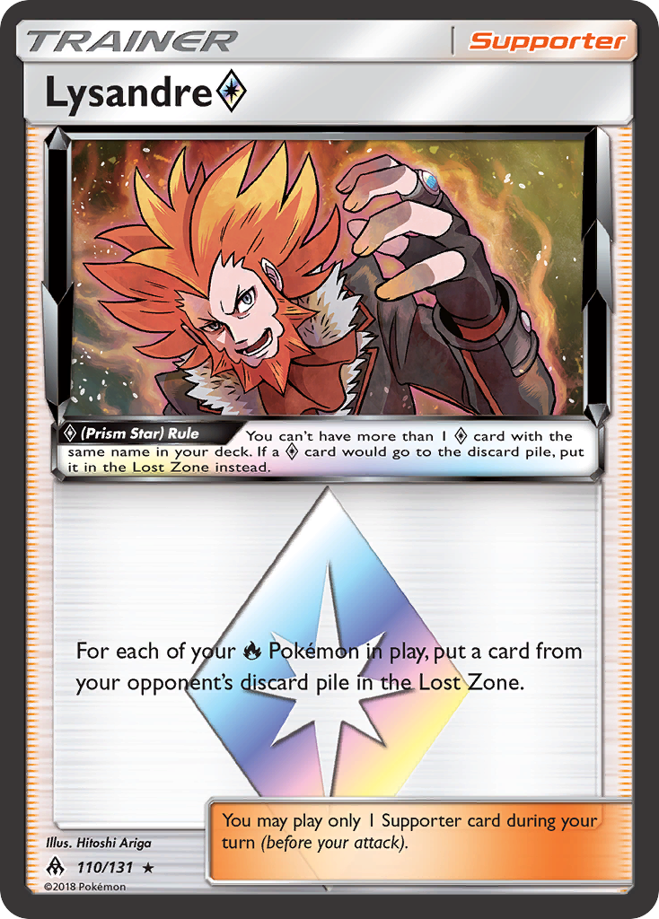 Lysandre (110/131) (Prism Star) [Sun & Moon: Forbidden Light] | Local Legends