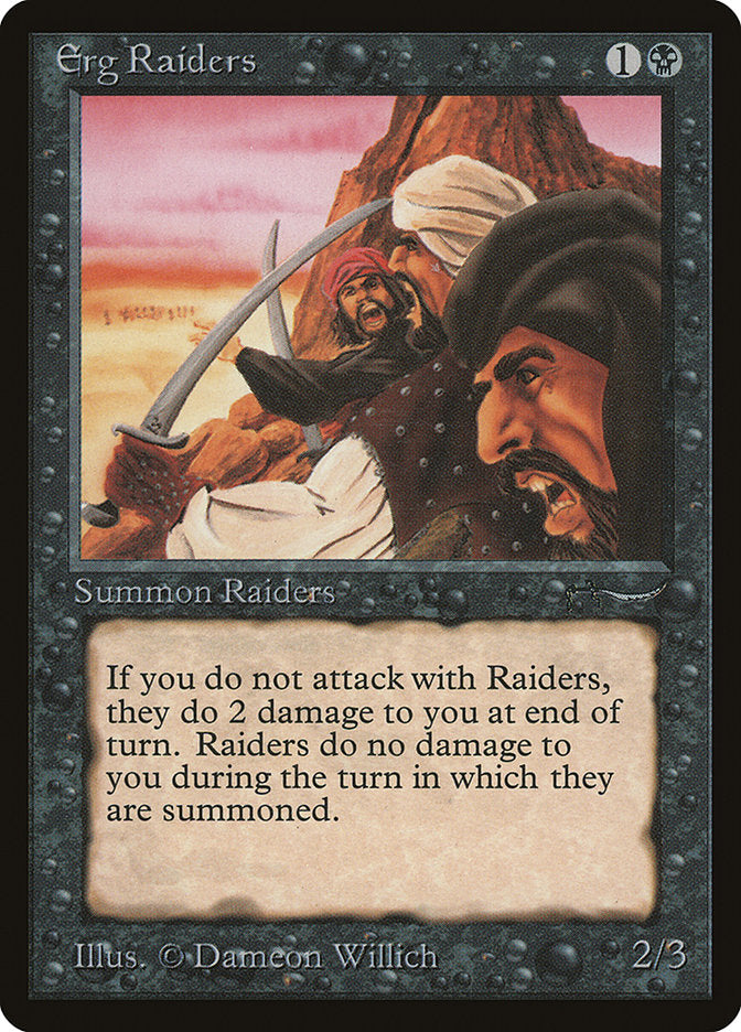 Erg Raiders (Light Mana Cost) [Arabian Nights] | Local Legends