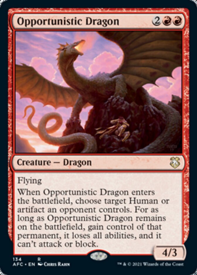 Opportunistic Dragon [Dungeons & Dragons: Adventures in the Forgotten Realms Commander] | Local Legends
