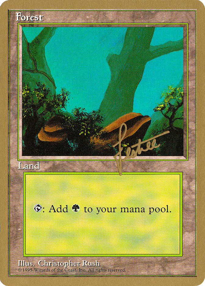 Forest (bl378) (Bertrand Lestree) [Pro Tour Collector Set] | Local Legends