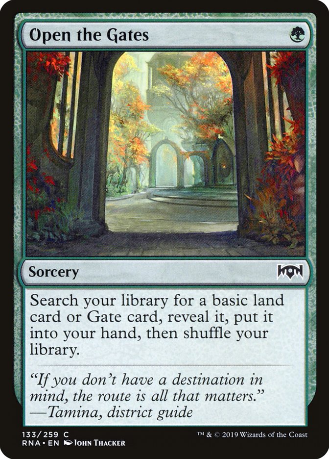 Open the Gates [Ravnica Allegiance] | Golgari Games