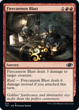 Firecannon Blast [Jumpstart 2022] | Local Legends
