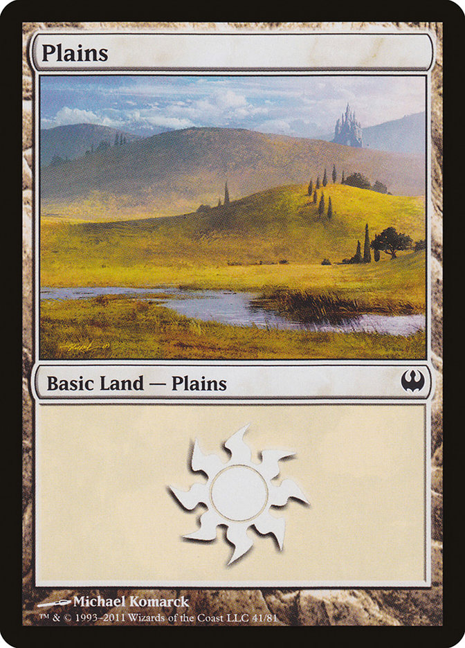 Plains (41) [Duel Decks: Knights vs. Dragons] | Local Legends
