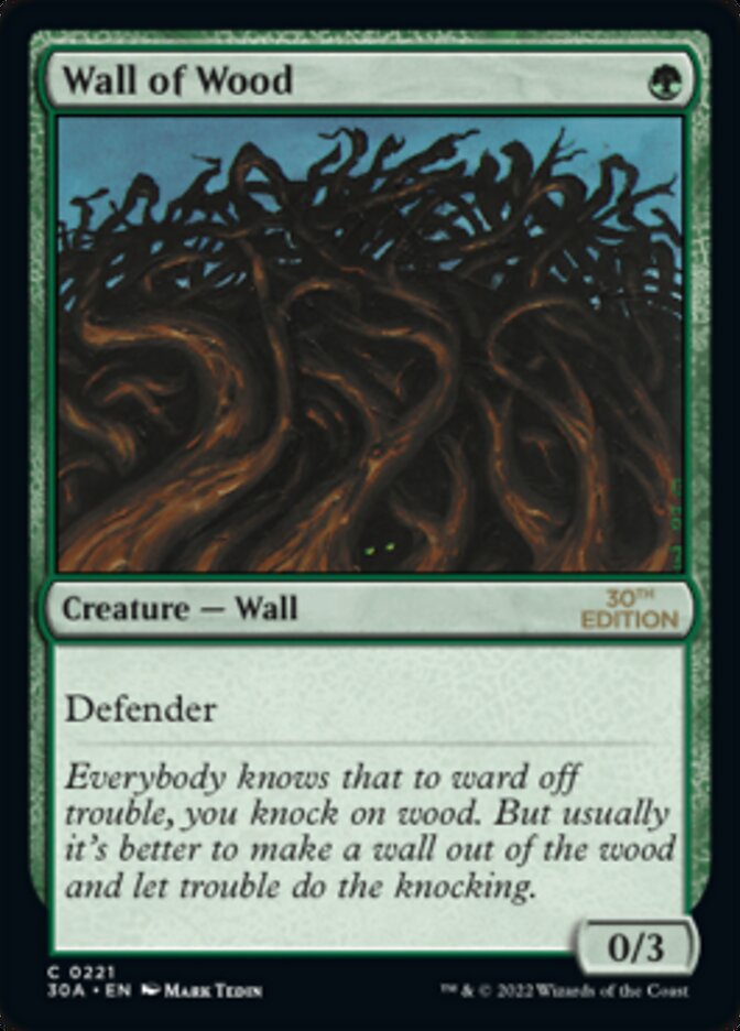 Wall of Wood [30th Anniversary Edition] | Local Legends