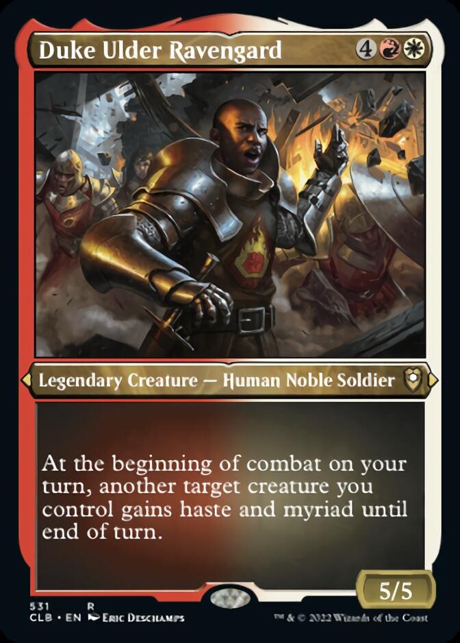 Duke Ulder Ravengard (Foil Etched) [Commander Legends: Battle for Baldur's Gate] | Local Legends
