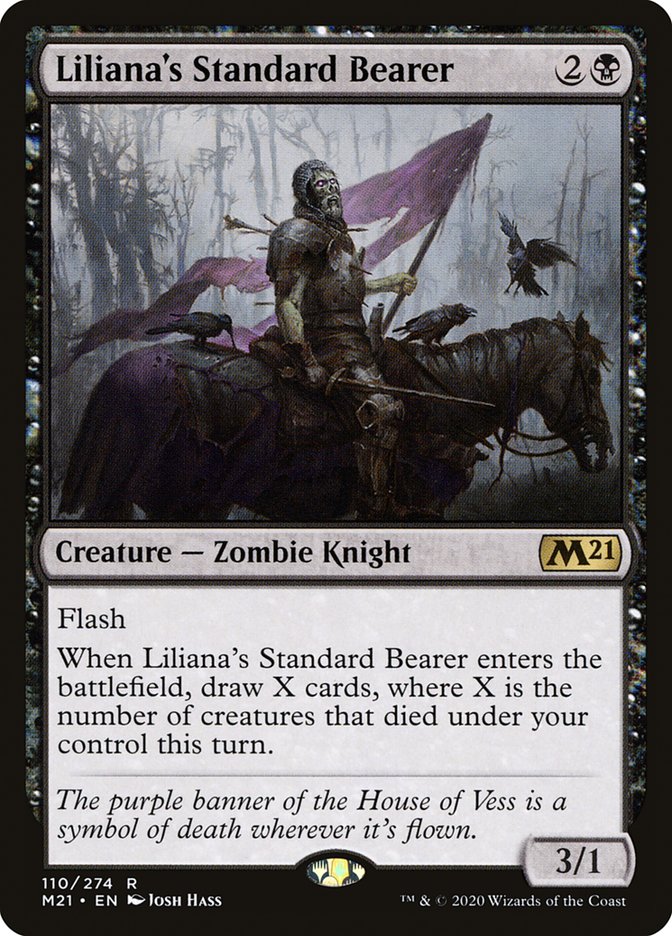 Liliana's Standard Bearer [Core Set 2021] | Golgari Games