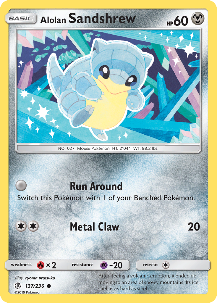 Alolan Sandshrew (137/236) [Sun & Moon: Cosmic Eclipse] | Local Legends