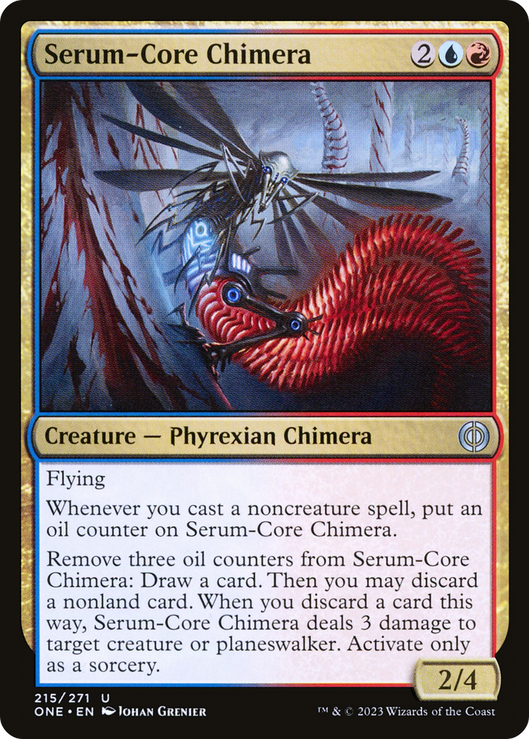 Serum-Core Chimera [Phyrexia: All Will Be One] | Golgari Games