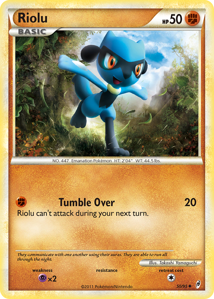 Riolu (50/95) [HeartGold & SoulSilver: Call of Legends] | Golgari Games