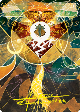 Lightning Bolt Art Card (Gold-Stamped Signature) [Strixhaven: School of Mages Art Series] | Local Legends