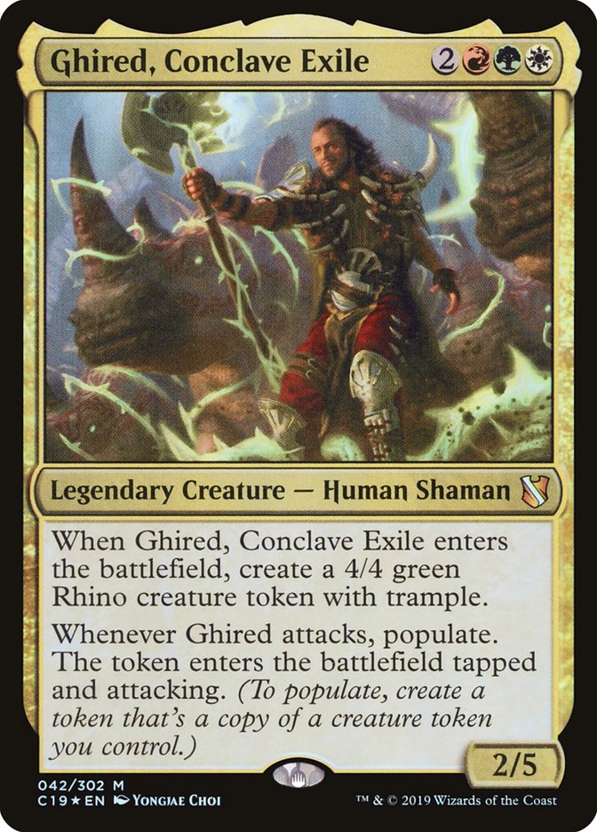 Ghired, Conclave Exile [Commander 2019] | Golgari Games