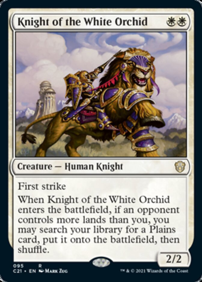 Knight of the White Orchid [Commander 2021] | Local Legends