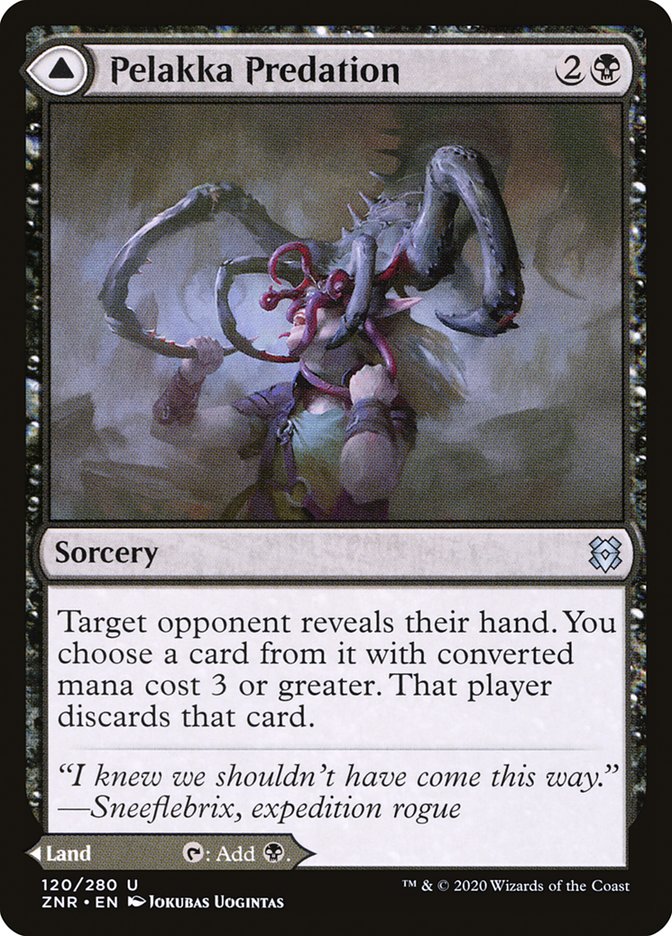Pelakka Predation // Pelakka Caverns [Zendikar Rising] | Local Legends