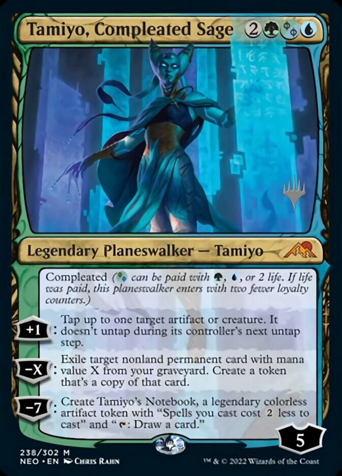 Tamiyo, Compleated Sage (Promo Pack) [Kamigawa: Neon Dynasty Promos] | Golgari Games