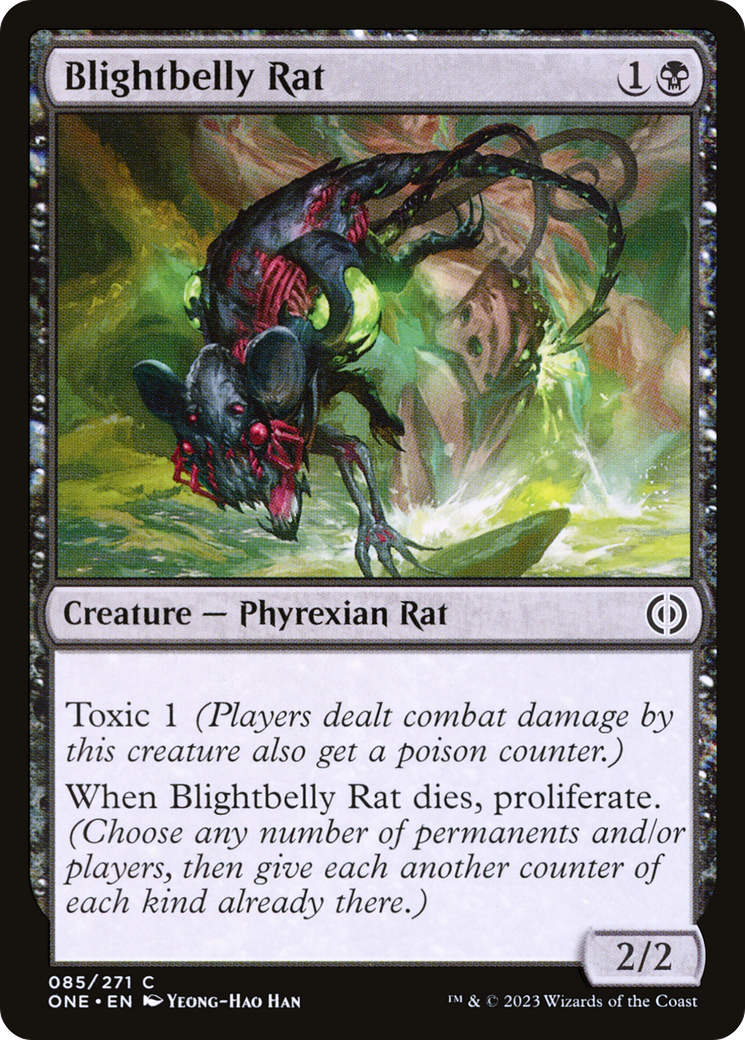 Blightbelly Rat [Phyrexia: All Will Be One] | Golgari Games