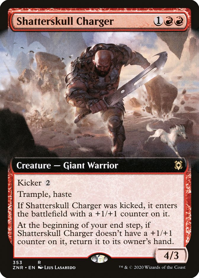Shatterskull Charger (Extended Art) [Zendikar Rising] | Local Legends