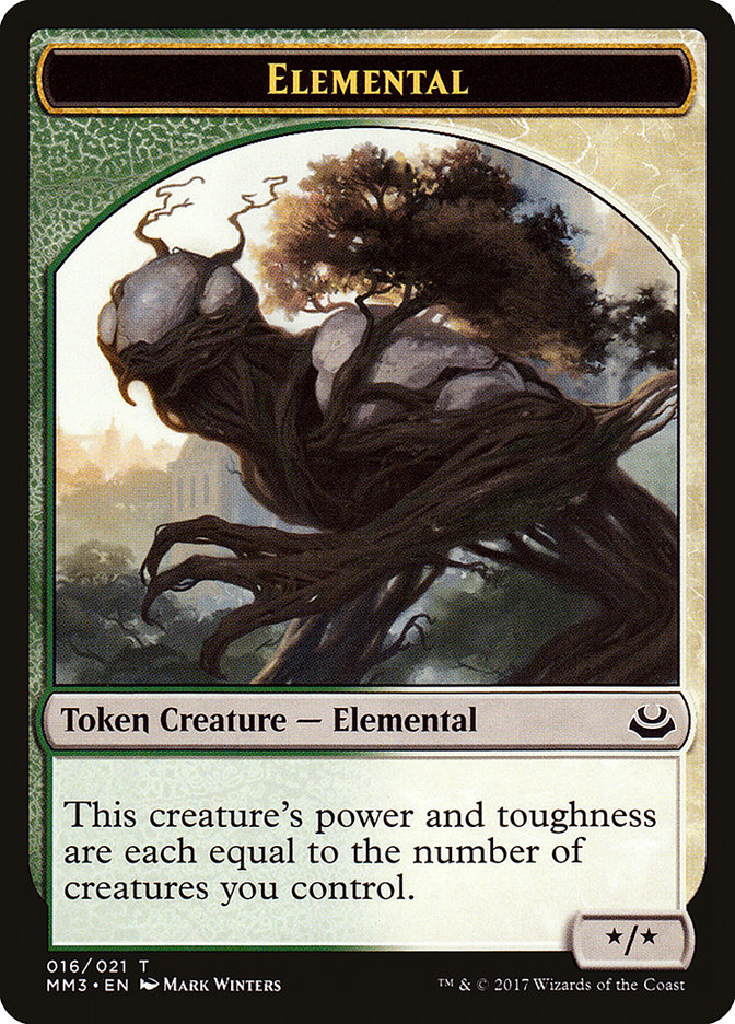 Elemental Token [Modern Masters 2017 Tokens] | Golgari Games