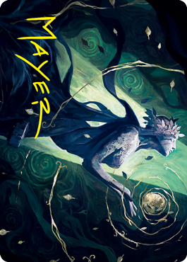 Nature's Embrace Art Card (Gold-Stamped Signature) [Innistrad: Crimson Vow Art Series] | Local Legends