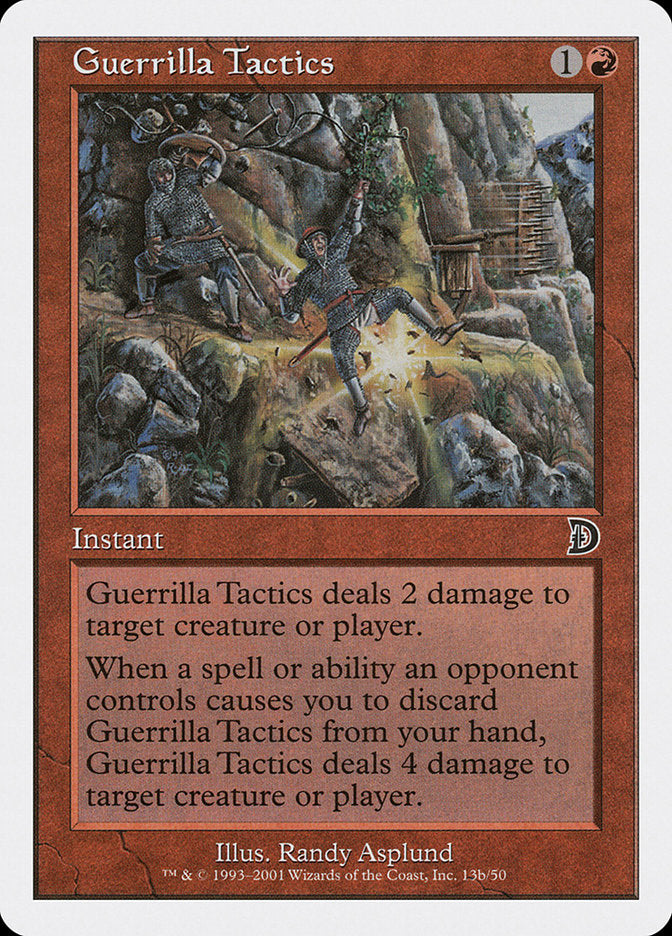 Guerrilla Tactics (Falling) [Deckmasters] | Golgari Games