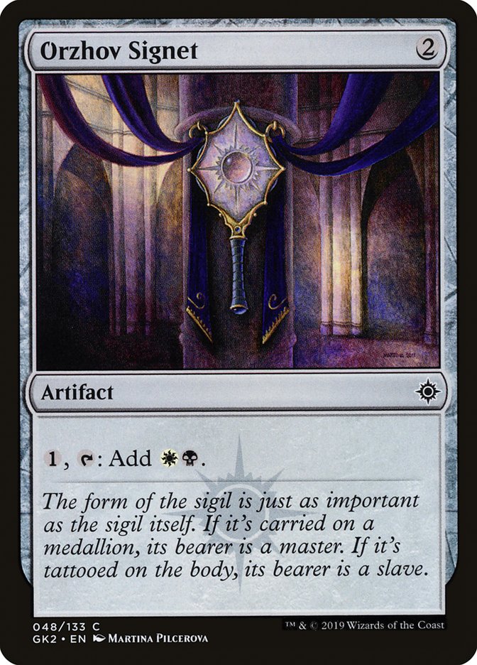Orzhov Signet [Ravnica Allegiance Guild Kit] | Local Legends
