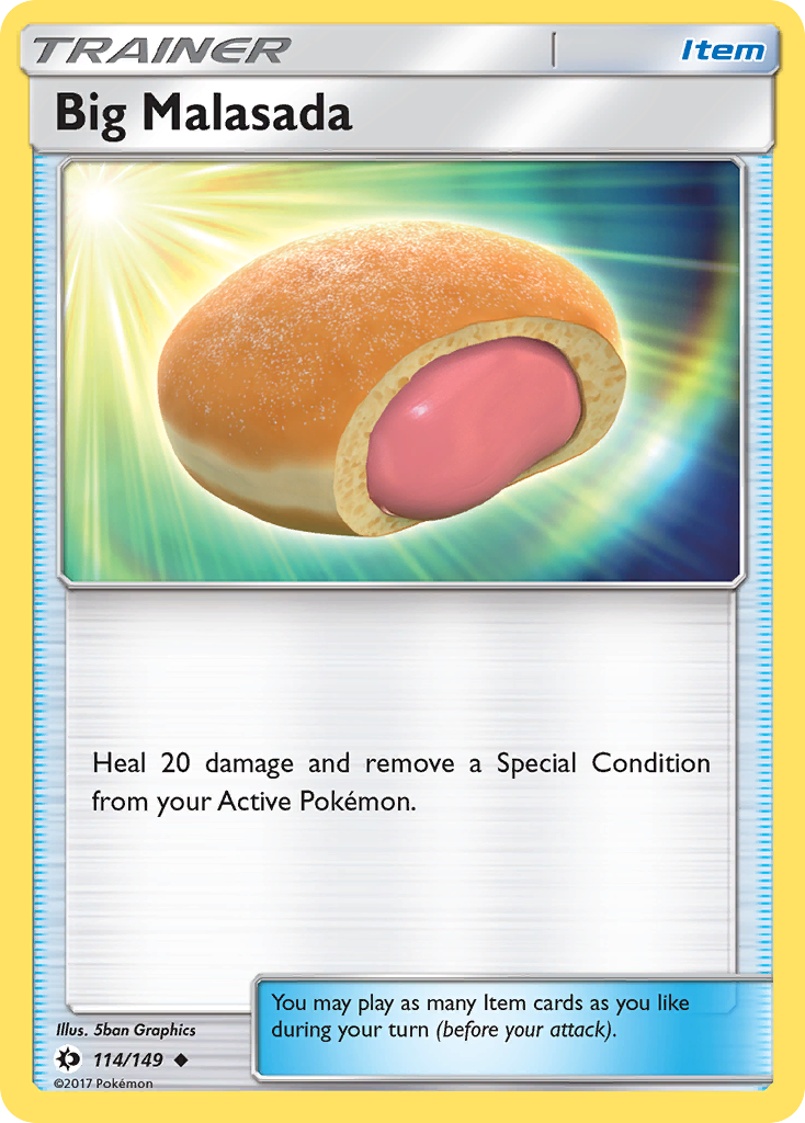 Big Malasada (114/149) [Sun & Moon: Base Set] | Golgari Games