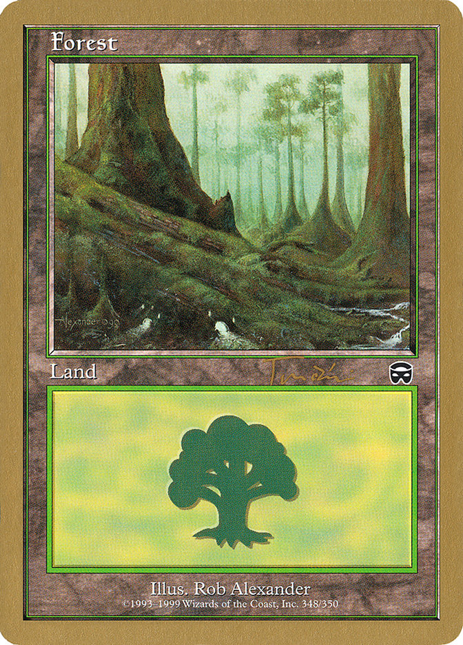 Forest (jt348) (Jan Tomcani) [World Championship Decks 2001] | Golgari Games