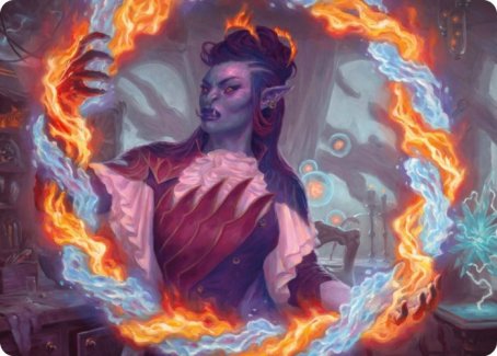 Rootha, Mercurial Artist Art Card [Strixhaven: School of Mages Art Series] | Local Legends