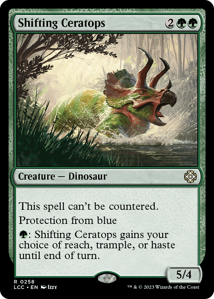 Shifting Ceratops [The Lost Caverns of Ixalan Commander] | Local Legends