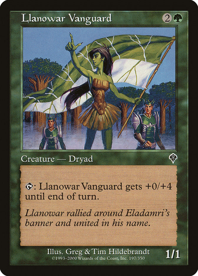 Llanowar Vanguard [Invasion] | Local Legends