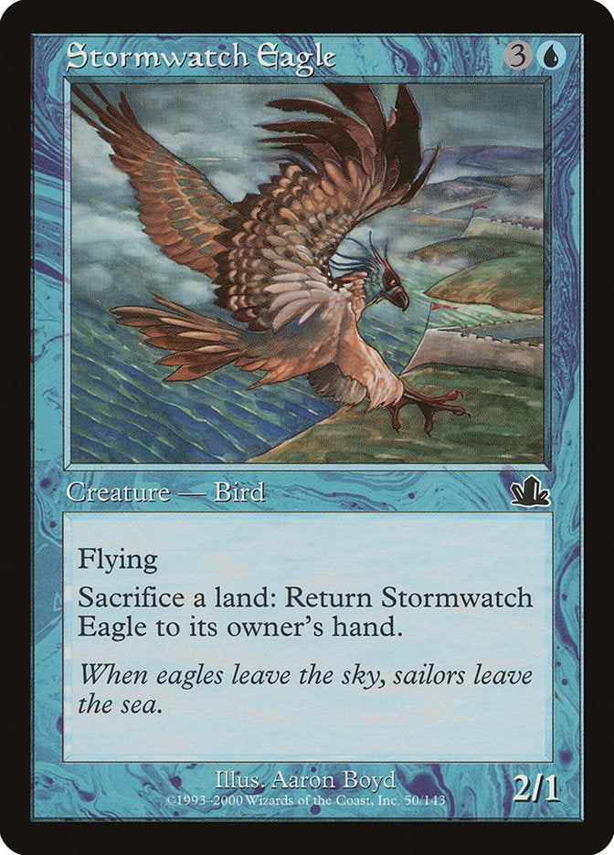 Stormwatch Eagle [Prophecy] | Golgari Games