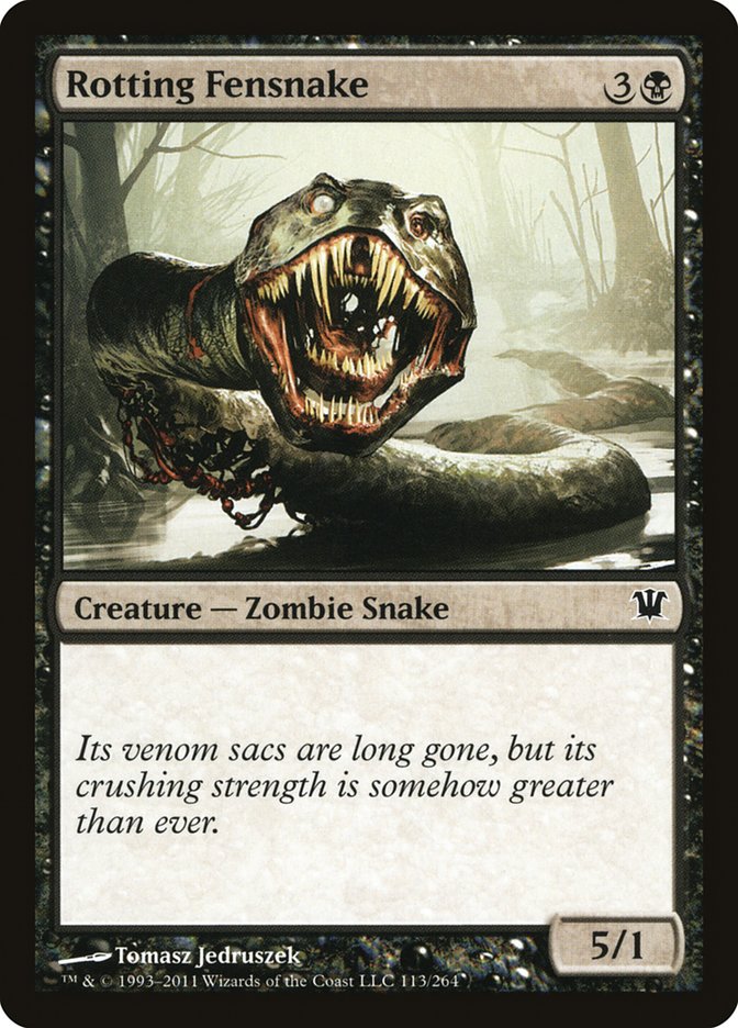 Rotting Fensnake [Innistrad] | Golgari Games