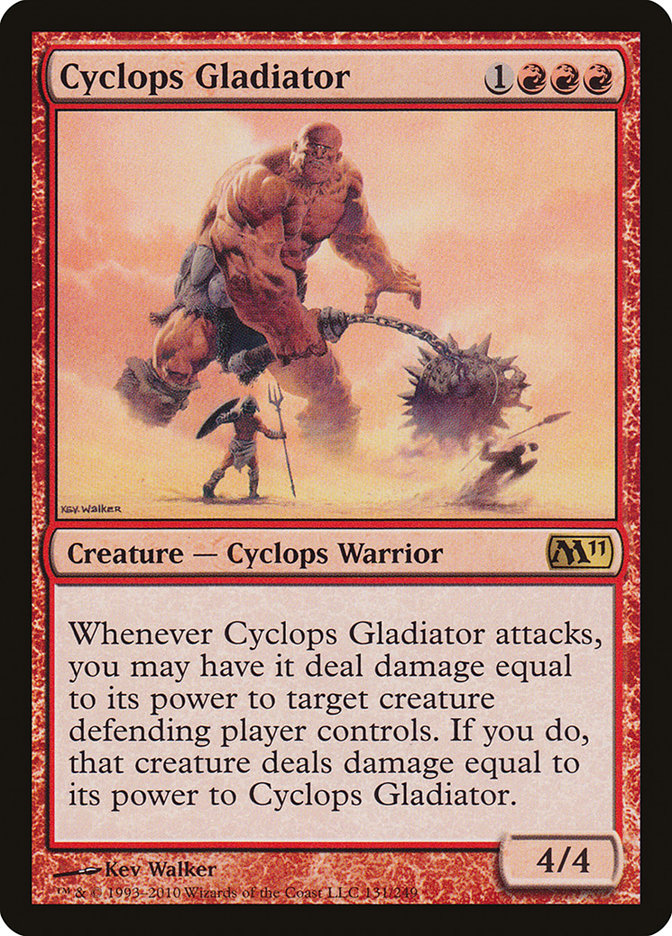 Cyclops Gladiator [Magic 2011] | Golgari Games