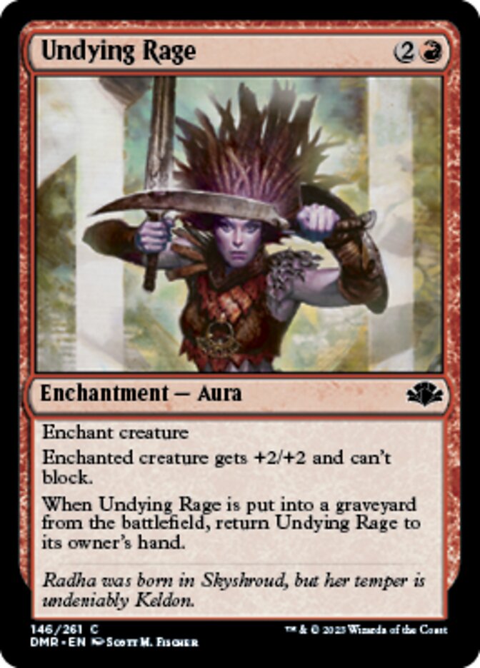 Undying Rage [Dominaria Remastered] | Local Legends