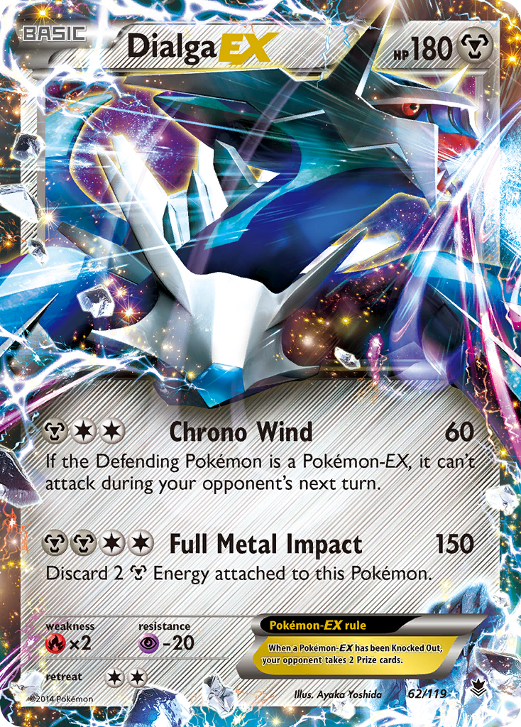 Dialga EX (62/119) [XY: Phantom Forces] | Golgari Games