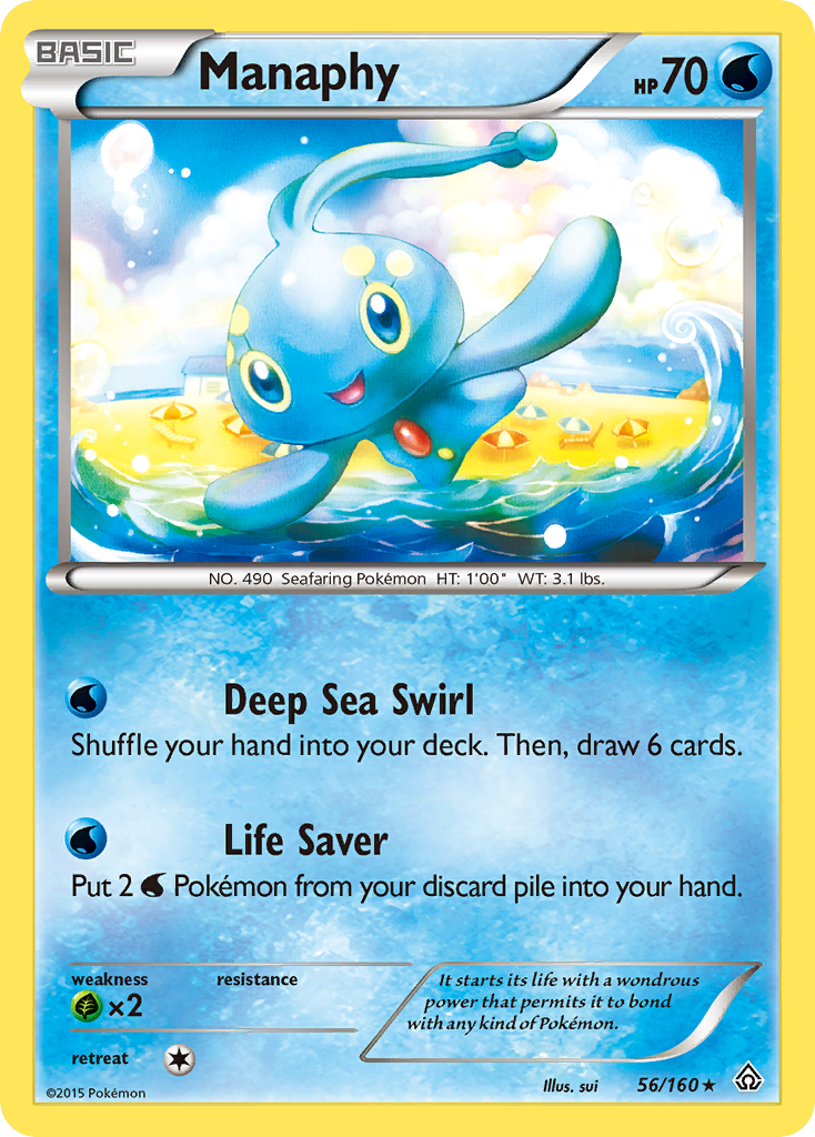 Manaphy (56/160) [XY: Primal Clash] | Golgari Games