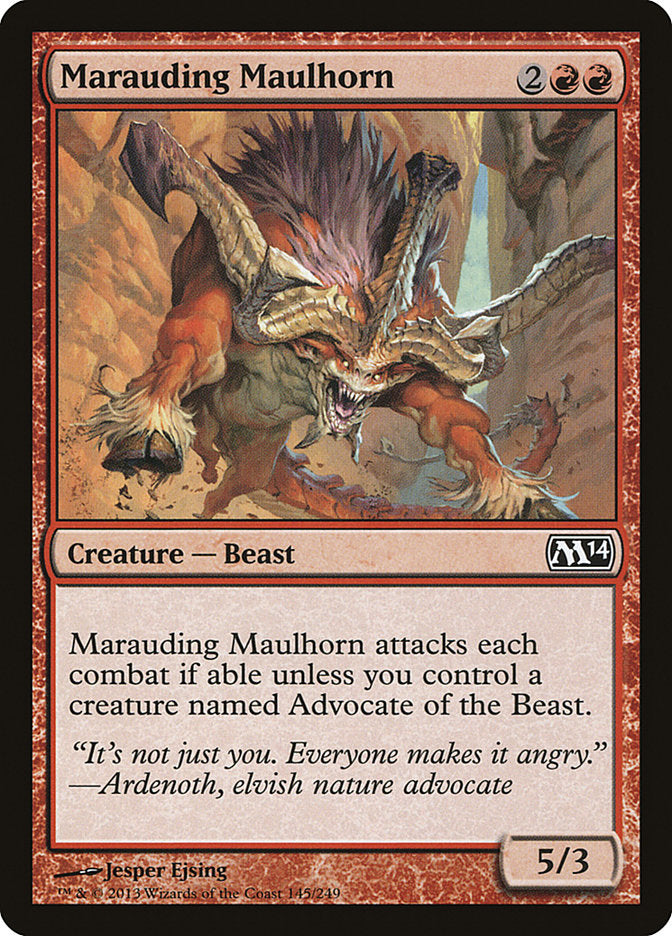 Marauding Maulhorn [Magic 2014] | Local Legends
