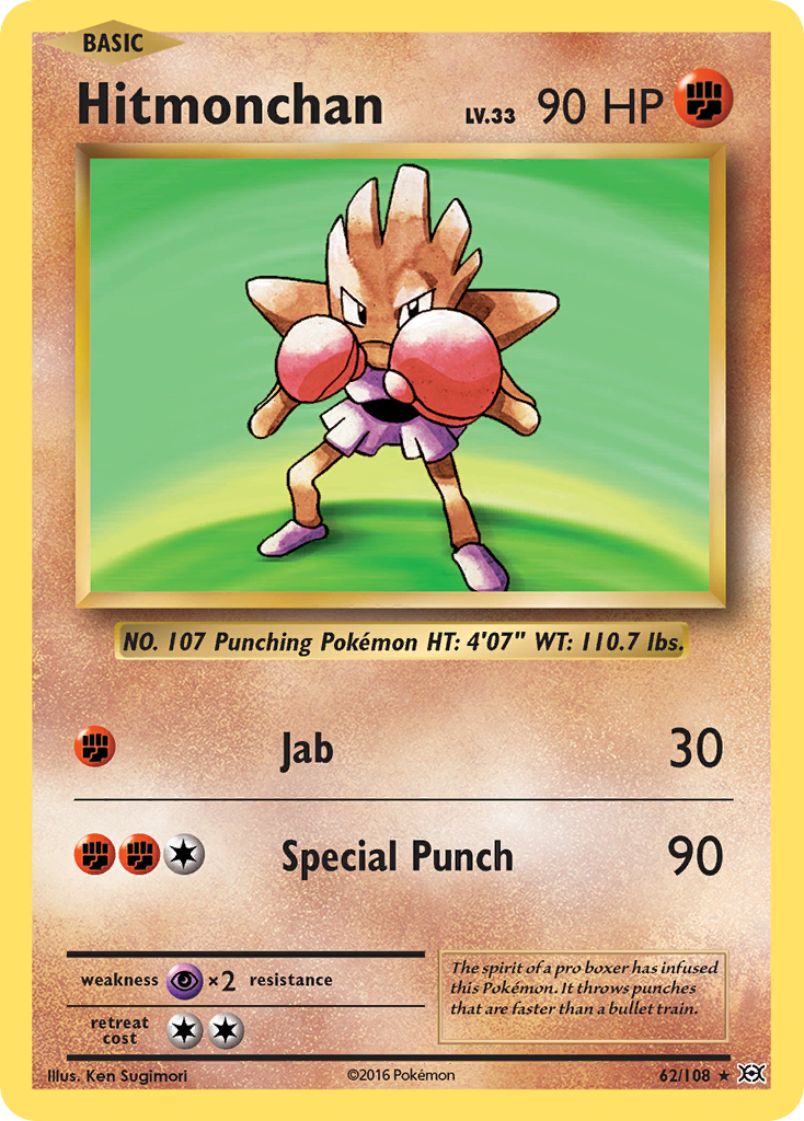 Hitmonchan (62/108) [XY: Evolutions] | Golgari Games