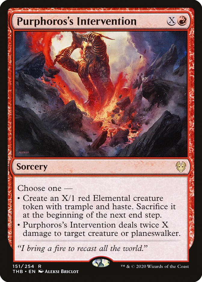 Purphoros's Intervention [Theros Beyond Death] | Local Legends