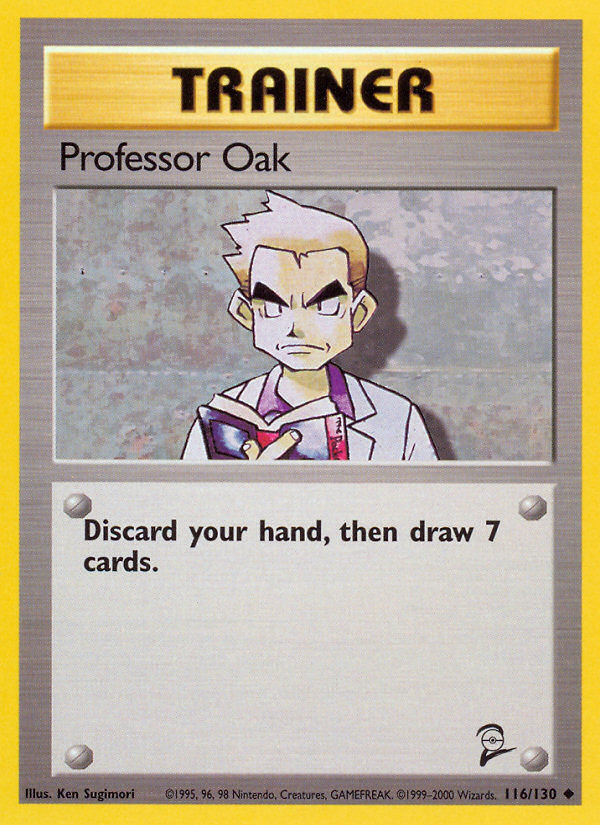 Professor Oak (116/130) [Base Set 2] | Golgari Games