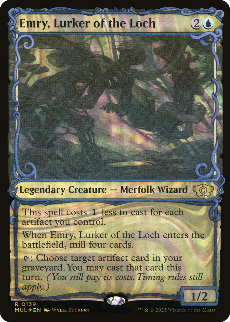 Emry, Lurker of the Loch (Halo Foil) [Multiverse Legends] | Golgari Games