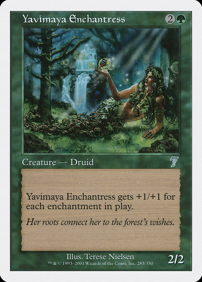 Yavimaya Enchantress [Seventh Edition] | Golgari Games