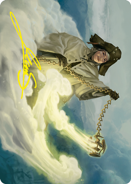 Traveling Minister Art Card (Gold-Stamped Signature) [Innistrad: Crimson Vow Art Series] | Local Legends